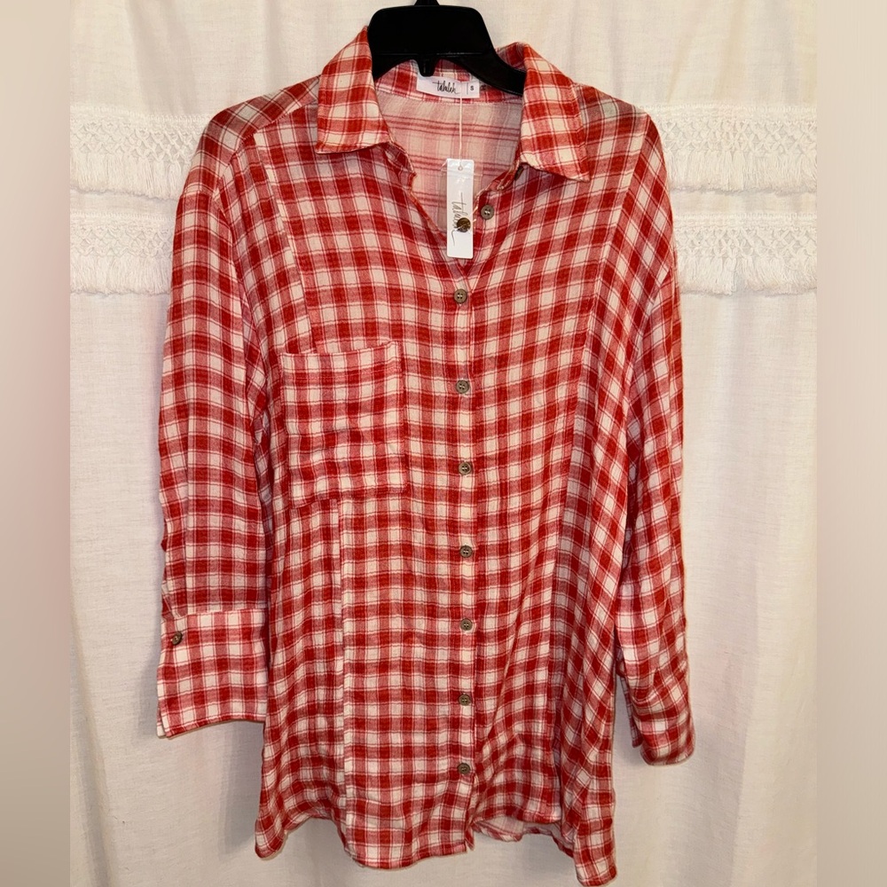 NWT Talulah Gingham Top